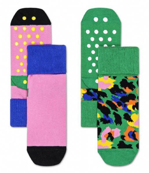 Happy Socks Sock 2-Pack Leopard Anti-Slip Socks leopard (7500)