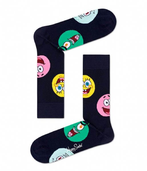 Happy Socks Sock Sponge Bob Circle Of Friends Socks sponge bob circle of friends (6400)