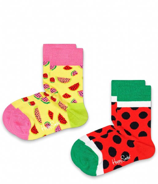 Happy Socks Sock 2-Pack Kids Watermelon Socks Watermelon (2000)