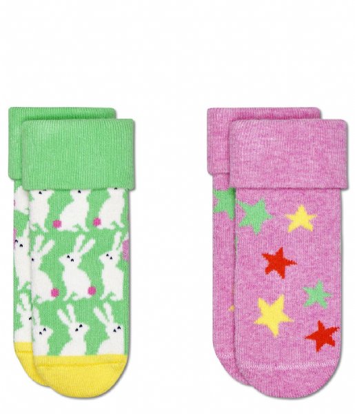 Happy Socks Sock 2-Pack Kids Bunny Terry Socks Kids Bunny Terrys (7300)