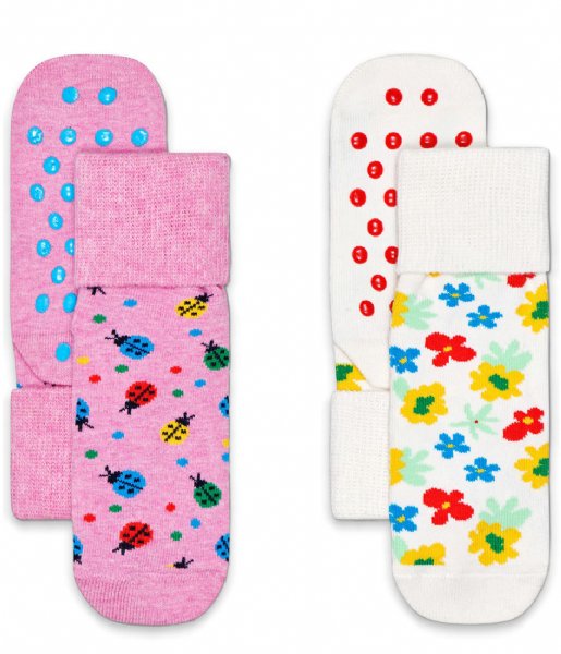 Happy Socks Sock 2-Pack Kids Ladybug Anti Slip Socks Ladybug (3000)