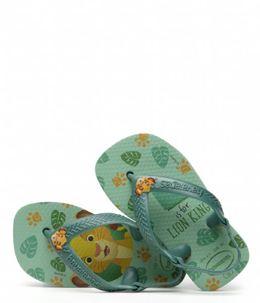 Havaianas Flip flop Flipflops Baby Disney Classics green dew (7611)