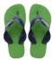 Havaianas Flip flop Kids Flipflops Max blue denim leaf green (7669)