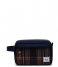 Herschel Supply Co. Toiletry bag Chapter Peacoat Peacoat Plaid (5694)