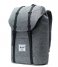 Herschel Supply Co. Everday backpack Retreat Backpack 15 inch raven crosshatch/black rubber (01132)