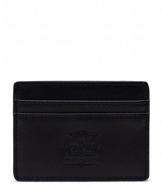 Herschel Supply Co. Card holder Charlie Leather RFID Black (0001)
