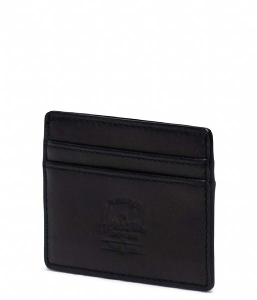 Herschel Supply Co. Card holder Charlie Leather RFID Black (0001)