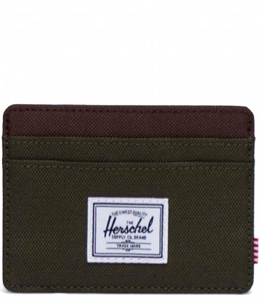 Herschel Supply Co. Card holder Charlie Cardholder Ivy Green Chicory Coffee (04488)