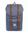 Herschel Supply Co. Laptop Backpack Little America dark chambray crosshatch (01570)
