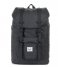 Herschel Supply Co. Laptop Backpack Little America Mid Volume 13 Inch black/crosshatch black (02093)