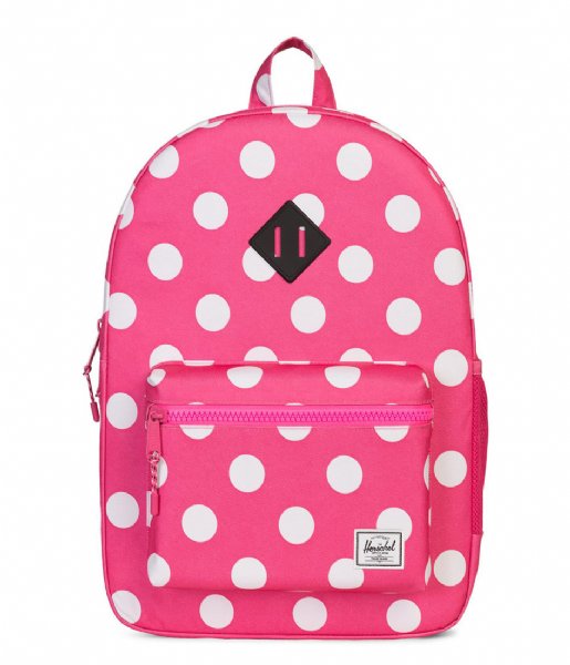 Herschel Supply Co. Everday backpack Heritage Youth XL polka dot fandango pink (02178)