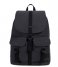 Herschel Supply Co. Laptop Backpack Dawson Cotton Canvas black (01837)