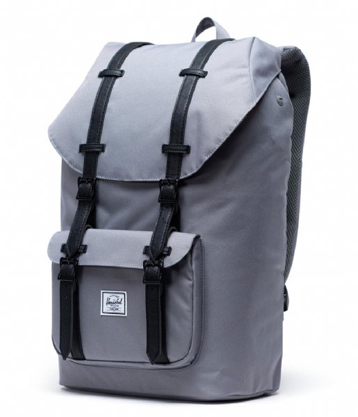 Herschel Supply Co. Laptop Backpack Little America 15 Inch grey black (02998)