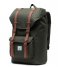 Herschel Supply Co. Everday backpack Little America Mid Volume dark olive saddle brown (03011)