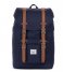 Herschel Supply Co. Laptop Backpack Little America Mid Volume 13 Inch peacoat/tan (01894)