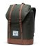 Herschel Supply Co. Laptop Backpack Retreat dark olive saddle brown (03011)