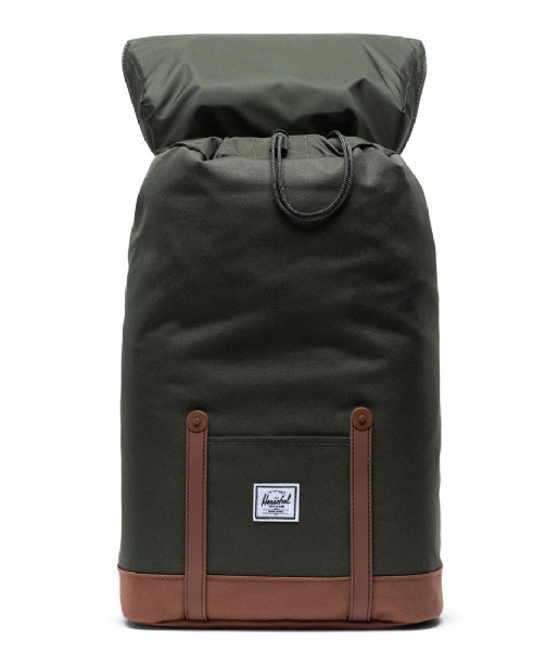 Herschel Supply Co. Laptop Backpack Retreat Mid Volume dark olive saddle brown (03011)