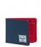 Herschel Supply Co. Bifold wallet Roy Coin Wallet navy red (00018)