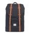 Herschel Supply Co. Laptop Backpack Retreat Mid Volume 13 Inch black/tan (00001)