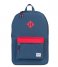 Herschel Supply Co. Laptop Backpack Heritage  navy & red