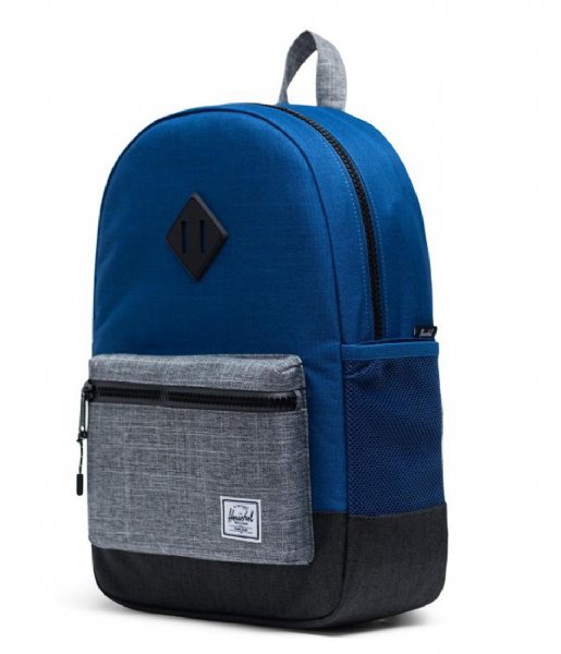 Herschel Supply Co. Everday backpack Heritage Youth monaco blu black raven crosshatch (03263)