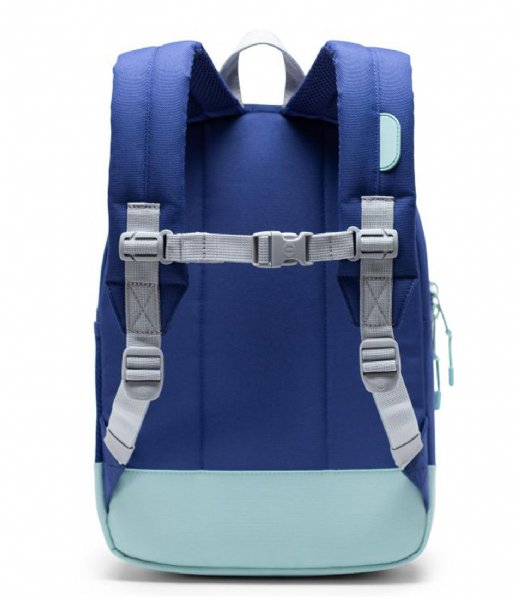 Herschel Supply Co. Everday backpack Heritage Youth orient blue light grey crosshatch (03265)