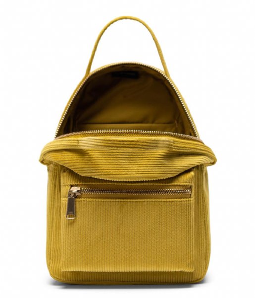 Herschel Supply Co. Everday backpack Nova Mini Corduroy golden palm (03252)