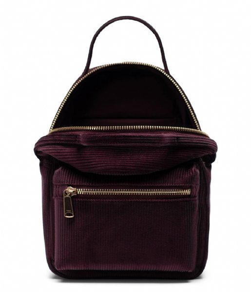 Herschel Supply Co. Everday backpack Nova Mini Corduroy plum (03251)