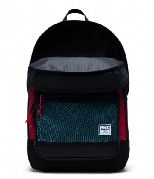 Herschel Supply Co. Laptop Backpack Athletics Kaine 15 Inch black red bachelor button (03101)
