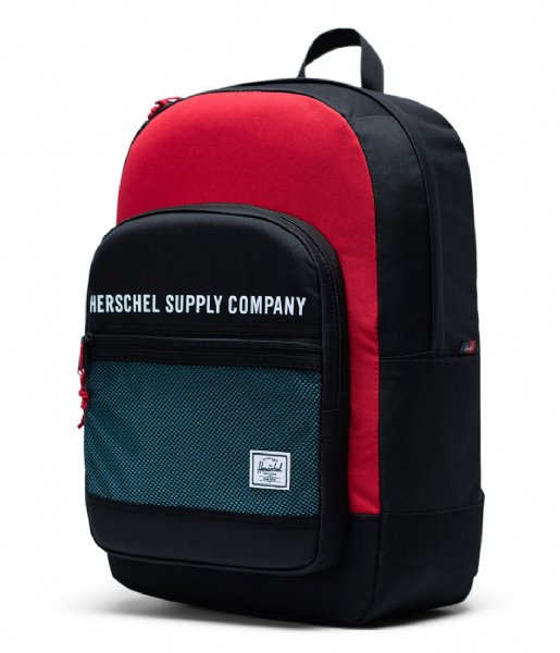 Herschel Supply Co. Laptop Backpack Athletics Kaine 15 Inch black red bachelor button (03101)