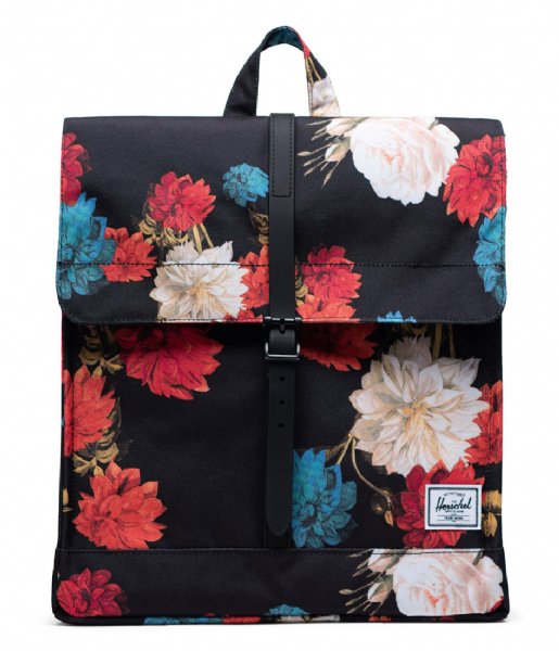 Herschel Supply Co. Everday backpack City Mid Volume vintage floral black (02997)