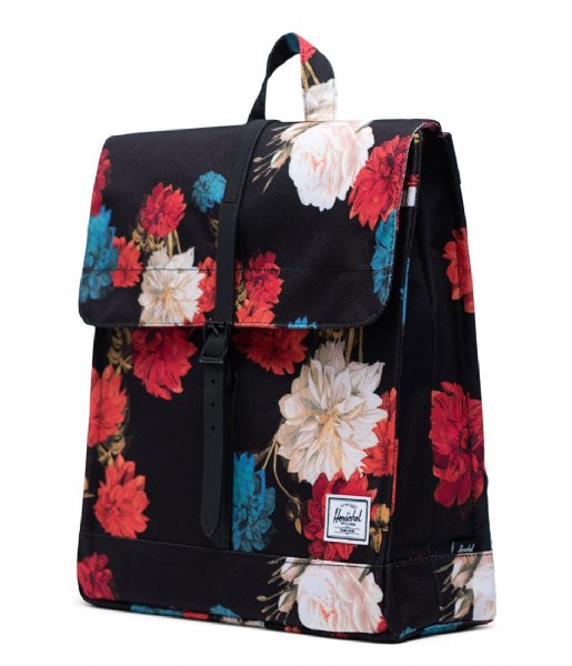 Herschel Supply Co. Everday backpack City Mid Volume vintage floral black (02997)