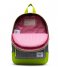 Herschel Supply Co. Everday backpack Heritage Kids raven crosshatch lime green (03024)