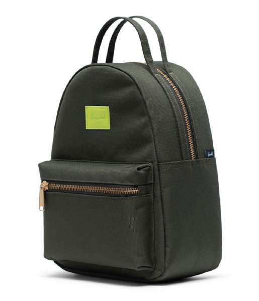 Herschel Supply Co. Everday backpack Nova Mini dark olive lime green (02988)