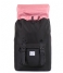 Herschel Supply Co. Everday backpack Little America Mid Volume black & black PU