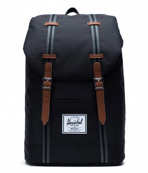 Herschel Supply Co. Laptop Backpack Retreat 15 Inch black black tan (03008)