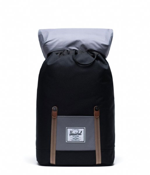Herschel Supply Co. Laptop Backpack Retreat 15 Inch black grey pine bark tan (03257)