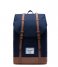 Herschel Supply Co. Laptop Backpack Retreat 15 Inch peacoat saddle brown (03266)
