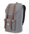 Herschel Supply Co. School Backpack Little America Mid Volume 13 Inch grey & tan PU
