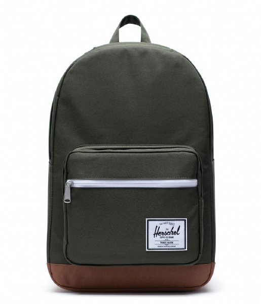 Herschel Supply Co. Laptop Backpack Pop Quiz 15 Inch dark olive saddle brown (03011)