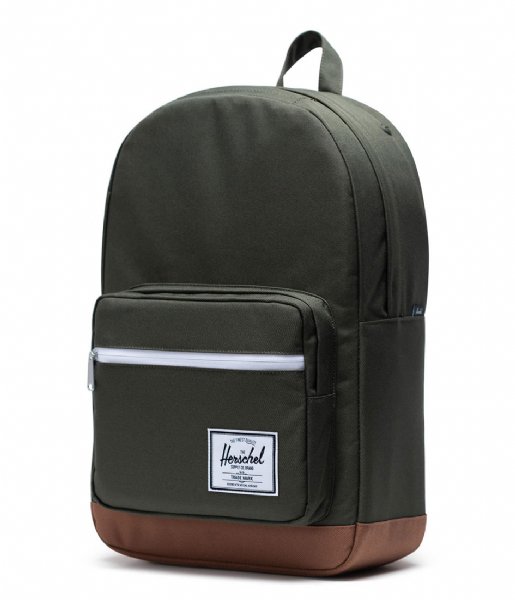 Herschel Supply Co. Laptop Backpack Pop Quiz 15 Inch dark olive saddle brown (03011)