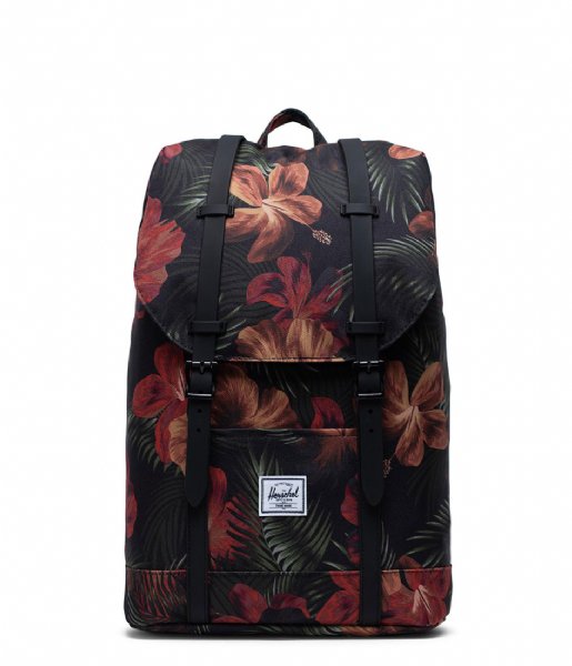 Herschel Supply Co. Everday backpack Retreat Mid Volume 13 inch Tropical Hibiscus (03897)