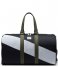 Herschel Supply Co. Travel bag Novel Select Black/Ivy Green/Light Grey Crosshatch (04064)