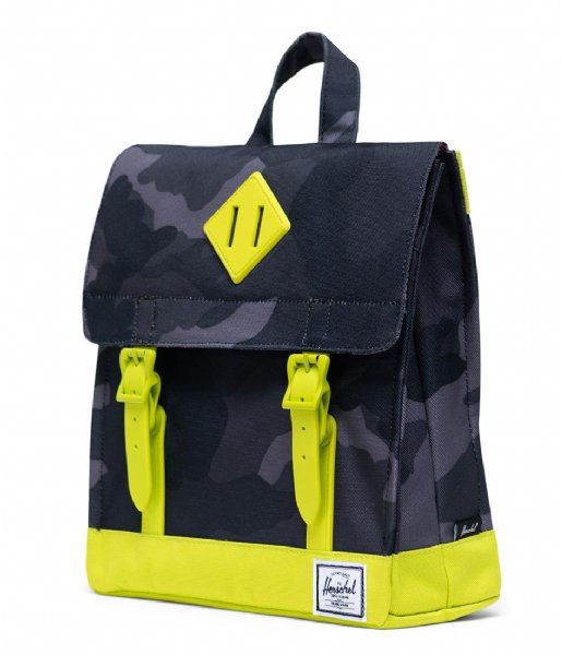 Herschel Supply Co. Everday backpack Survey Kids Night Camo Lime Punch (04087)
