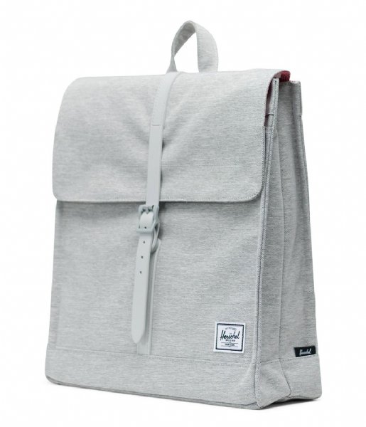 Herschel Supply Co. Everday backpack City Mid Volume light grey crosshatch/grey rubber (02041)