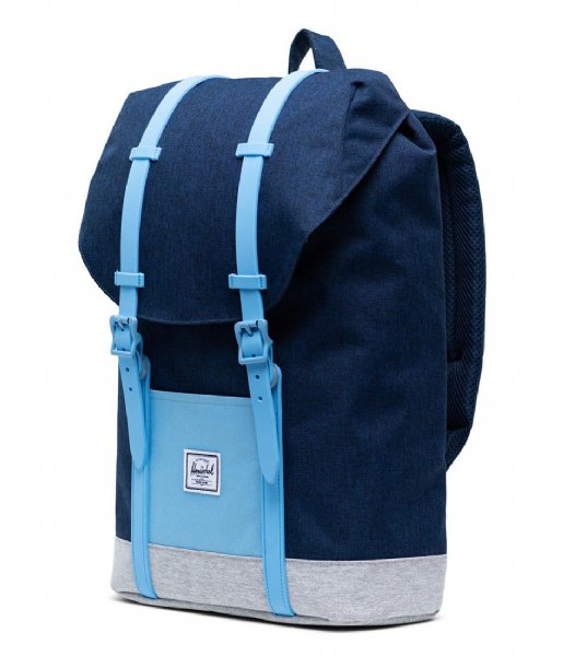 Herschel Supply Co. Everday backpack Retreath Youth medieval blue crosshatch (02745)