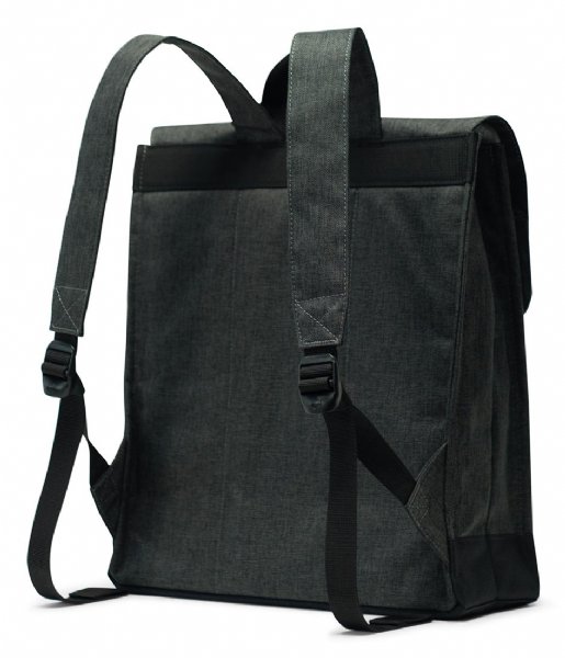 Herschel Supply Co. Everday backpack City Mid Volume Offset black crosshatch black (02444)