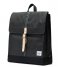 Herschel Supply Co. Everday backpack City Mid Volume Offset black crosshatch black (02444)