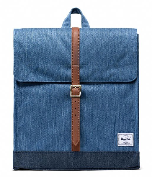 Herschel Supply Co. Everday backpack City Mid Volume faded denim indigo denim (02730)