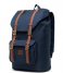 Herschel Supply Co. Everday backpack Little America Mid-Volume 13 Inch indigo denim crosshatch (03537)